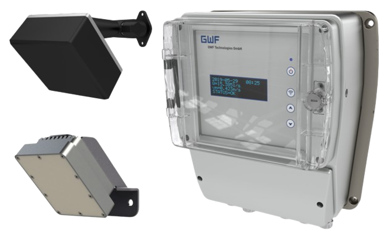 GWF Q-Eye Radar for Open channels or partially filled pipes