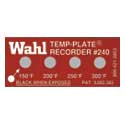 Wahl’s Temp-Plate® temperature recording labels
